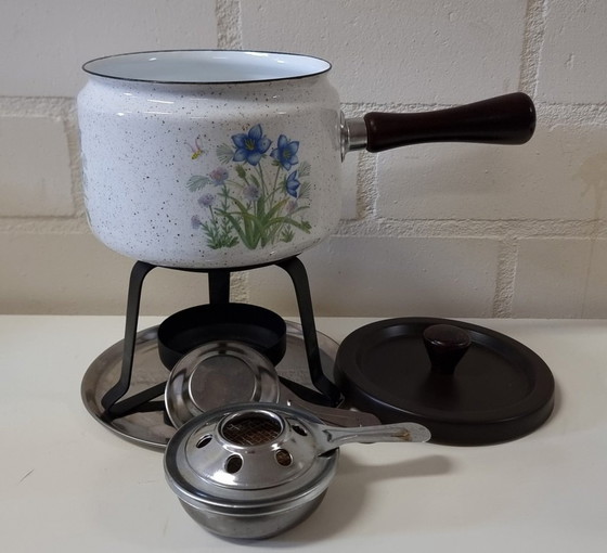 Image 1 of 2136 Vintage Retro Fonduepan Fondueset Fonduestel