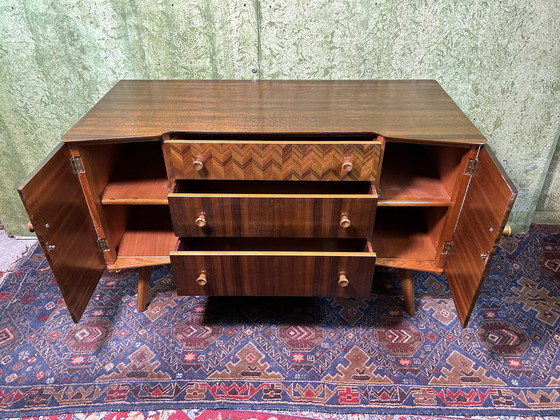 Image 1 of Mid century retro vintage Uniflex dressoir 1960