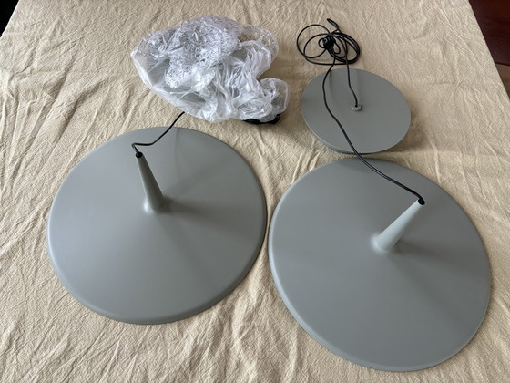 Image 1 of 2x Vibia Skan 0720 hanglamp LED groen