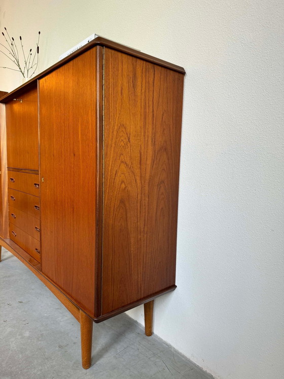 Image 1 of Deense highboard teak en eiken