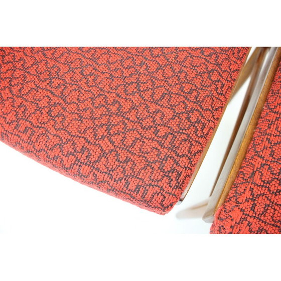 Image 1 of Set van 4 vintage eetkamerstoelen, Tsjecho-Slowakije 1970