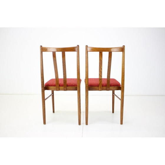 Image 1 of Set van 4 vintage eetkamerstoelen, Tsjecho-Slowakije 1970