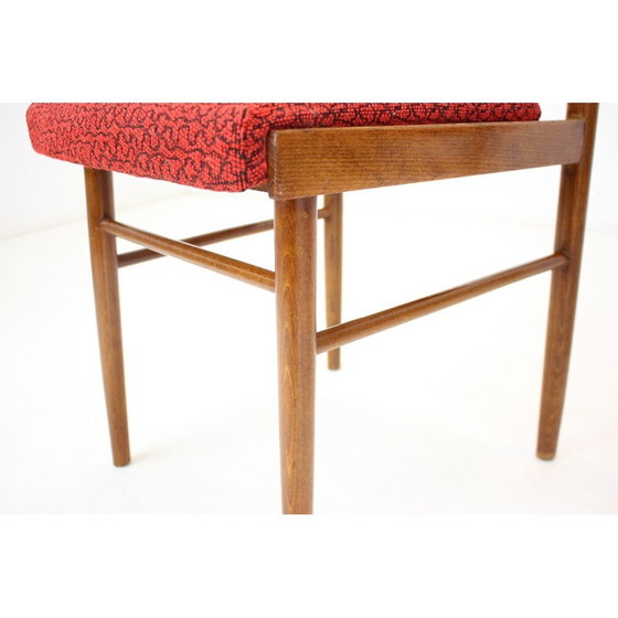 Image 1 of Set van 4 vintage eetkamerstoelen, Tsjecho-Slowakije 1970