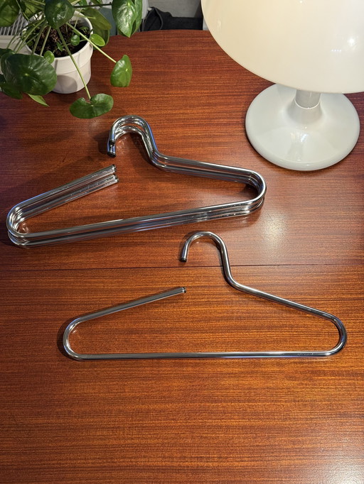 Set 5 Vintage Rvs Chrome Kleerhangers Mid Century Design