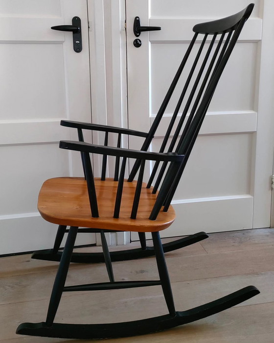 Image 1 of Vintage Schommelstoel Stoel Fauteuil Ilmari Tapiovaara