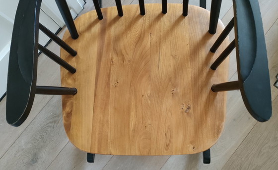 Image 1 of Vintage Schommelstoel Stoel Fauteuil Ilmari Tapiovaara