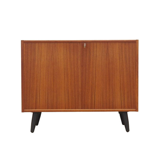 Teak kabinet, Deens ontwerp, 1970S, Productie: Denemarken