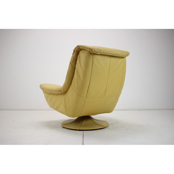 Image 1 of Vintage leren draaifauteuil, Duitsland