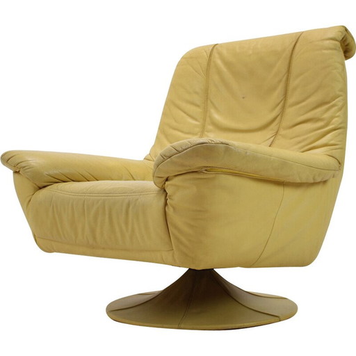 Vintage leren draaifauteuil, Duitsland