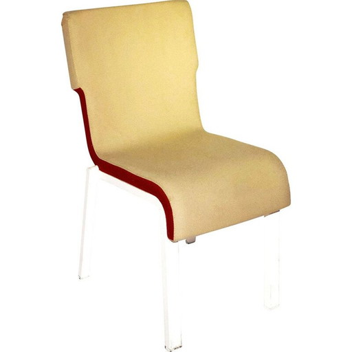 Vintage stoffen stoel