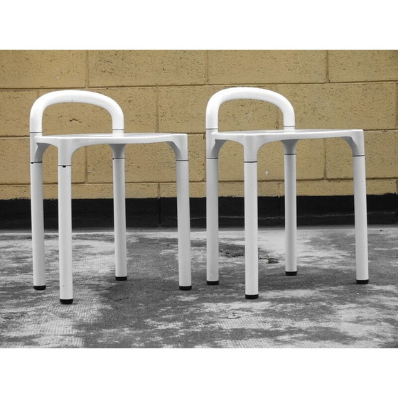 Image 1 of Paar vintage krukjes "polo" van Anna Castelli Ferrieri voor Kartell