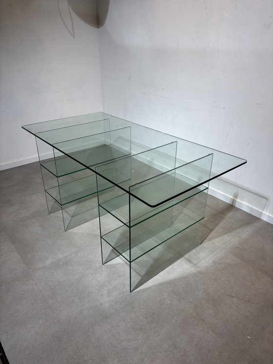 Image 1 of Glazen Ontwerp Bureautafel