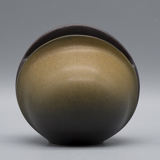 Image 1 of Uta Feyl "Venus" Keramische Vaas Duo Rosenthal Studio Lijn 1980 14Cm + 12Cm Wgp Mcm