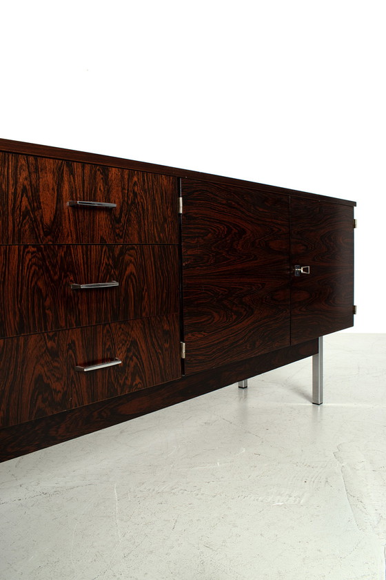 Image 1 of Vintage dressoir met palissander-look