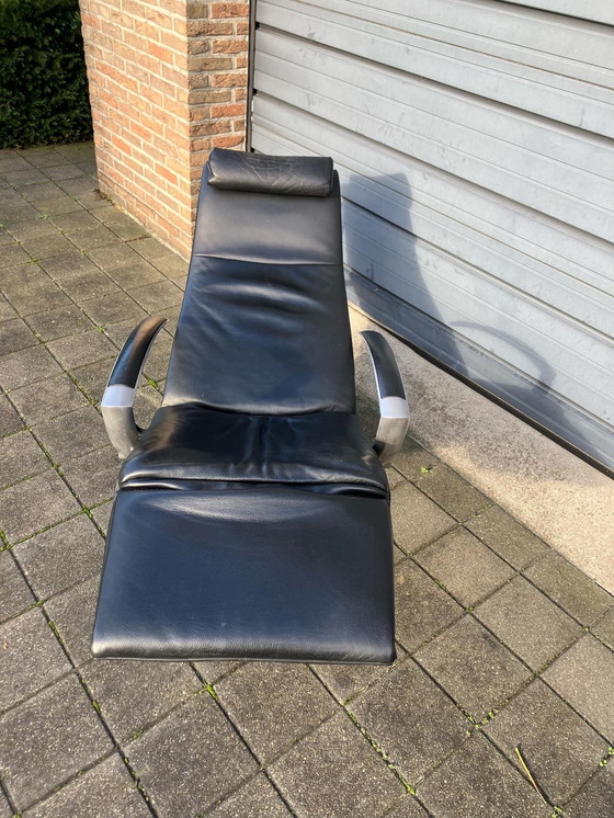 Image 1 of Jori Brainbuilder Relax Fauteuil, Medi, Mono-Move Zwart Leder Konia Black, Incl Hoofdkussen