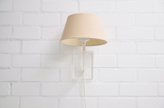 Image 1 of Plexiglas Wandlamp Beige Kap