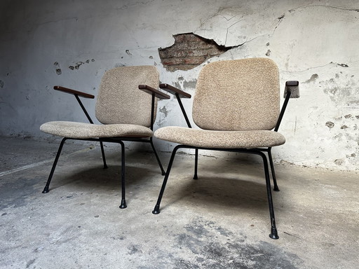 2x Gijs Van Der Sluis Vintage Lounge Chair