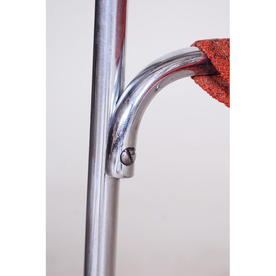 Image 1 of Vintage rode Bauhaus fauteuil van Marcel Breuer voor Mücke-Melder, jaren 1930