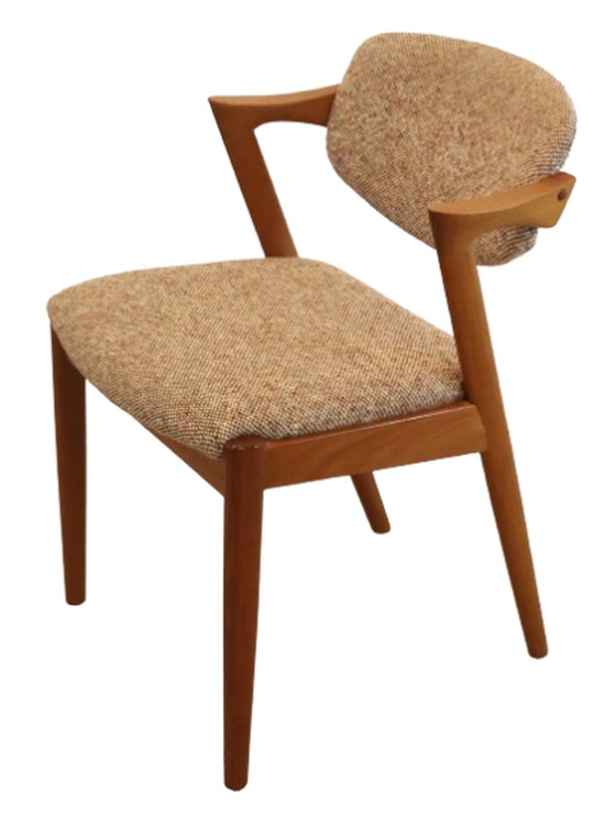 Image 1 of Kai Kristiansen model 42 stoelen eetkamerstoelen 'Fejo' vintage