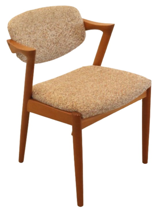 Image 1 of Kai Kristiansen model 42 stoelen eetkamerstoelen 'Fejo' vintage