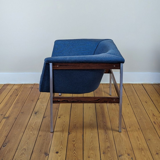 Image 1 of 2x Artifort model 040 loungestoelen door Geoffrey Harcourt