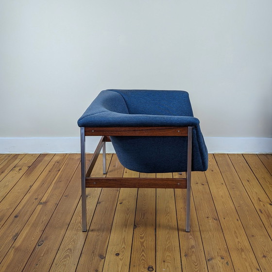 Image 1 of 2x Artifort model 040 loungestoelen door Geoffrey Harcourt