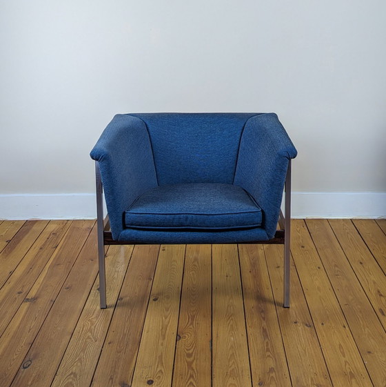 Image 1 of 2x Artifort model 040 loungestoelen door Geoffrey Harcourt