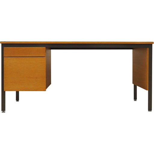 Vintage Deens essenhouten bureau van System B8 Møbler, 1970