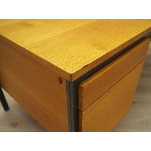 Vintage Deens essenhouten bureau van System B8 Møbler, 1970