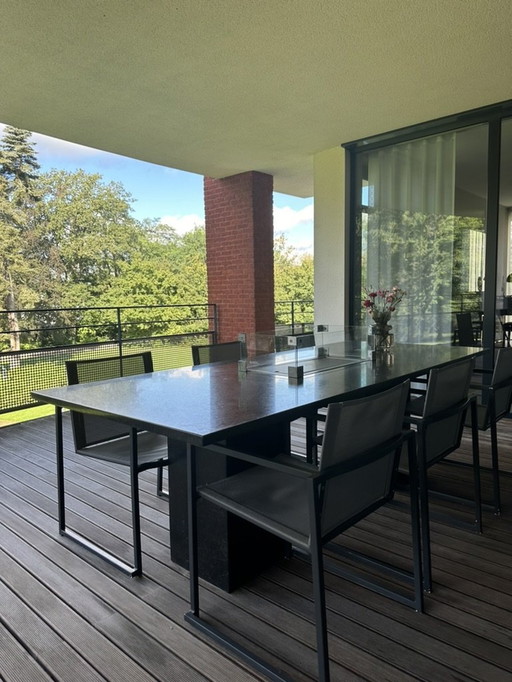 Tuinset Happy Cocooning Stoelen Tafel Natuursteen Graniet Gashaard