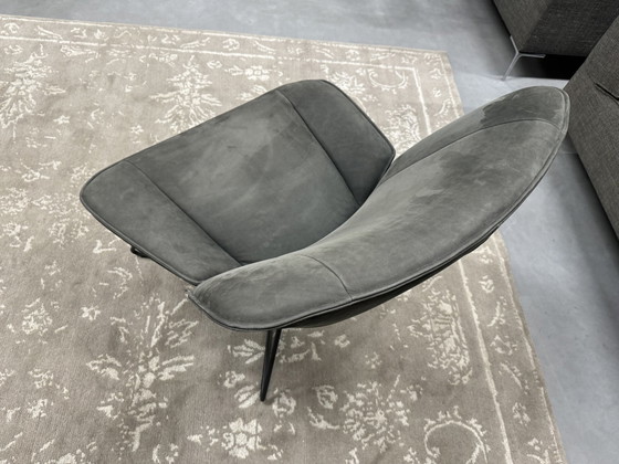 Image 1 of Rolf Benz 383 Fauteuil aniline leer zwart