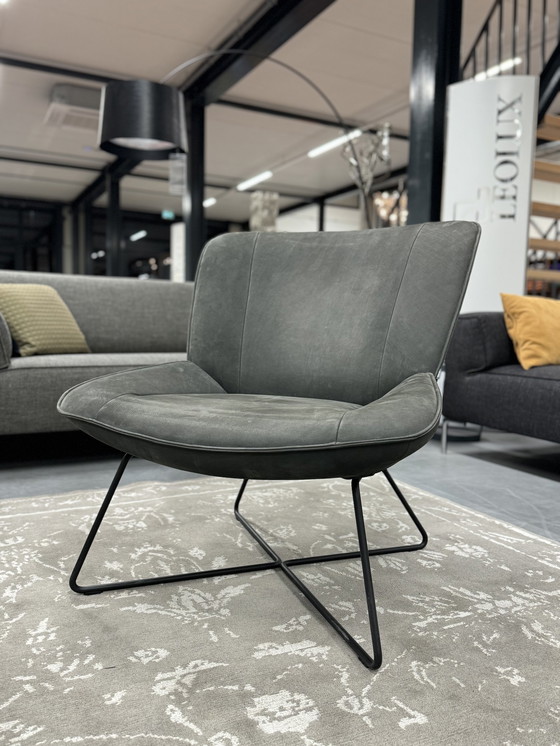 Image 1 of Rolf Benz 383 Fauteuil aniline leer zwart