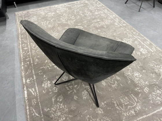 Image 1 of Rolf Benz 383 Fauteuil aniline leer zwart