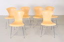 6x Kartell Nihau eetkamerstoelen van Vico Magistretti