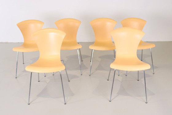 Image 1 of 6x Kartell Nihau eetkamerstoelen van Vico Magistretti