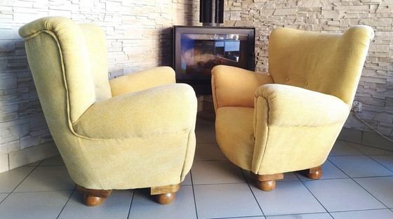 Image 1 of Retro Fauteuil Paar, Vintage, Tsjecho-Slowakije 60'S