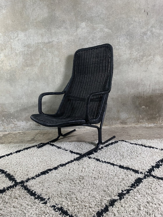 Image 1 of Rotan Model 514 C Loungestoel Door Dirk Van Sliedregt Voor Gebroeders Jonkers Noordwolde, 1960'S