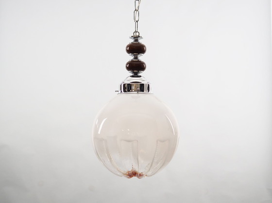 Image 1 of Hanglamp, Murano glas, Italiaans ontwerp, 1970S, Vervaardiging: Mazzega