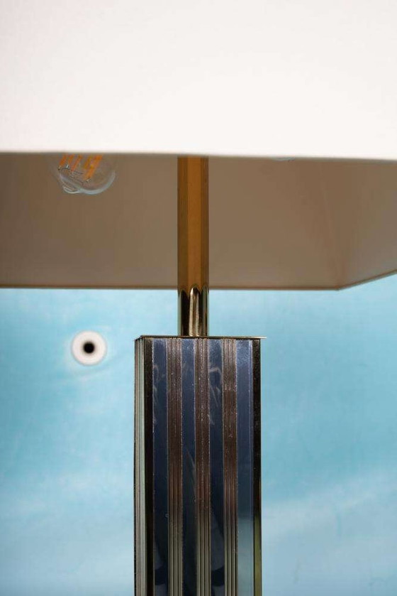 Image 1 of Vintage XL tafellamp jaren 70, minimalistische Hotel chic tafellamp