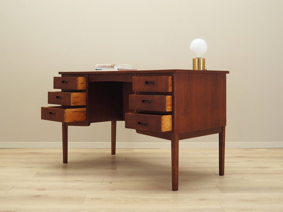 Image 1 of Teakhouten bureau, Deens ontwerp, 1970S, Productie: Denemarken