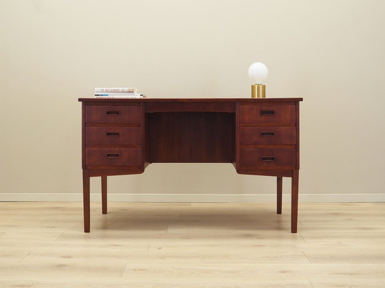 Image 1 of Teakhouten bureau, Deens ontwerp, 1970S, Productie: Denemarken