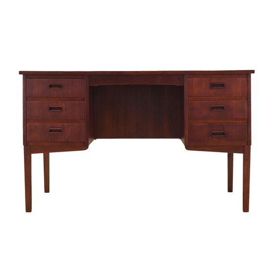 Image 1 of Teakhouten bureau, Deens ontwerp, 1970S, Productie: Denemarken