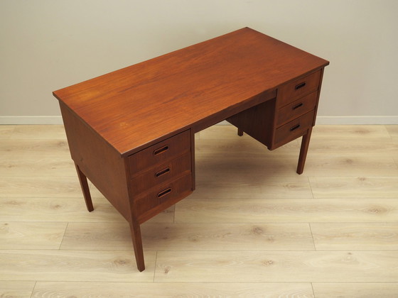 Image 1 of Teakhouten bureau, Deens ontwerp, 1970S, Productie: Denemarken