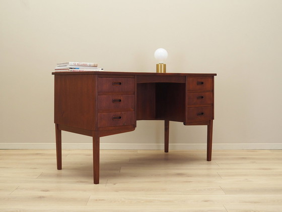 Image 1 of Teakhouten bureau, Deens ontwerp, 1970S, Productie: Denemarken