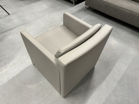 Image 1 of Rolf Benz Ego Club Fauteuil Grijs leer 