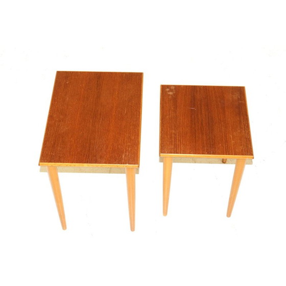 Image 1 of Vintage nesttafels Zweden 1950