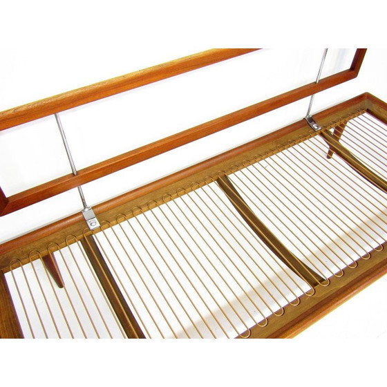 Image 1 of Vintage Minerva 3-zits teakhouten bank van Peter Hvidt en Orla Mølgaard Nielsen voor France et Fils, Denemarken 1950