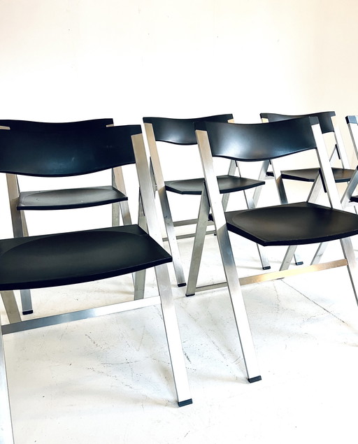 6X ‘Tecno’ Klapstoel, Justus Kolberg