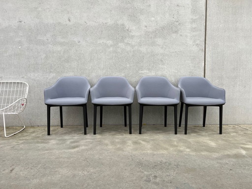 8X Vitra Bouroullec Softshell Armchairs