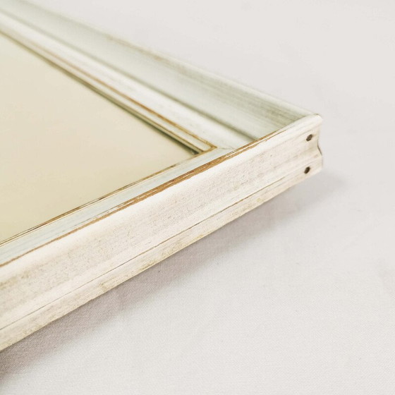 Image 1 of Vintage houten lijstschilderij van Lars Bo, Denemarken 1960